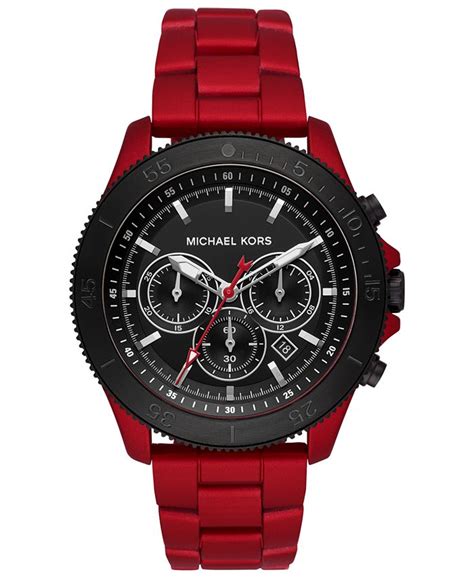 michael kors red watch limited edition|mk3221 watch.